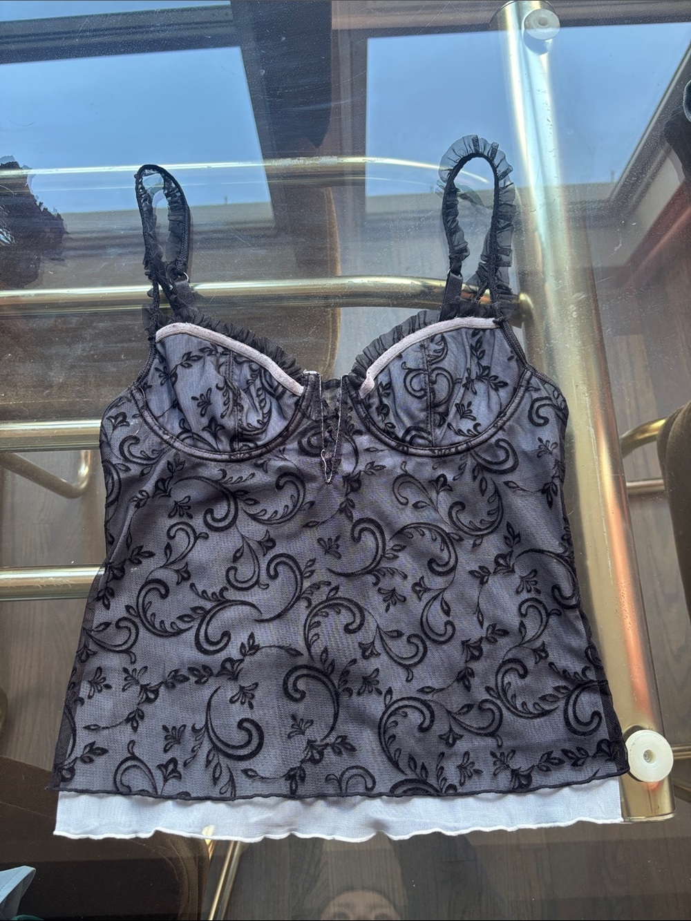 Rampage Gothic Corset Top Size 34B